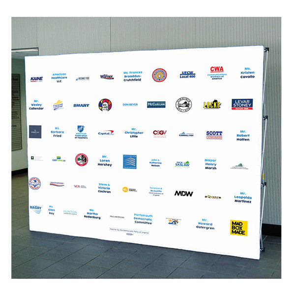 Union Printed Pop-Up Backdrop with Stand