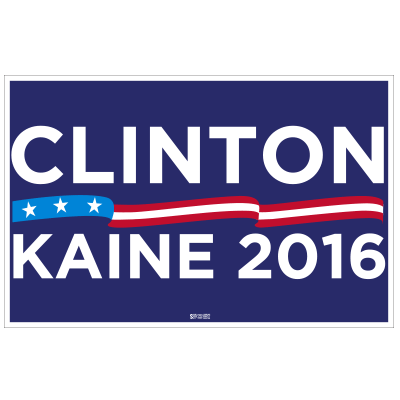 Clinton Kaine Rally Sign