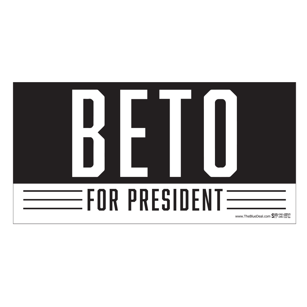 Beto for President Bumper Sticker