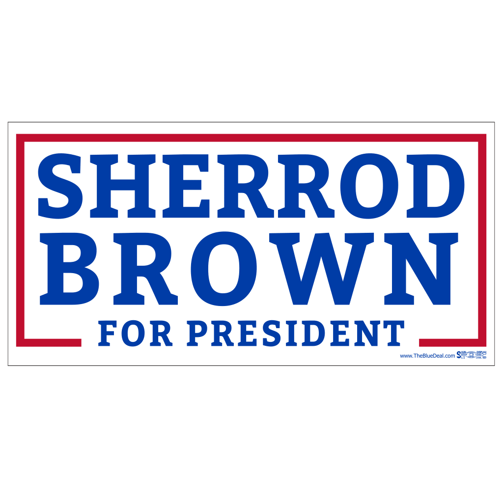 Sherrod Brown for President Bumper Sticker