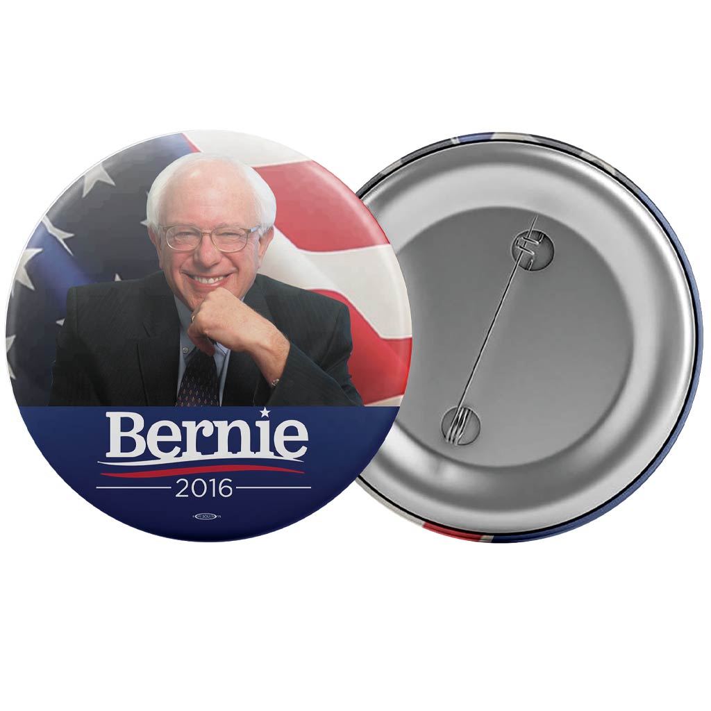 Bernie Sanders for President 2016 Photo Button (2.25")