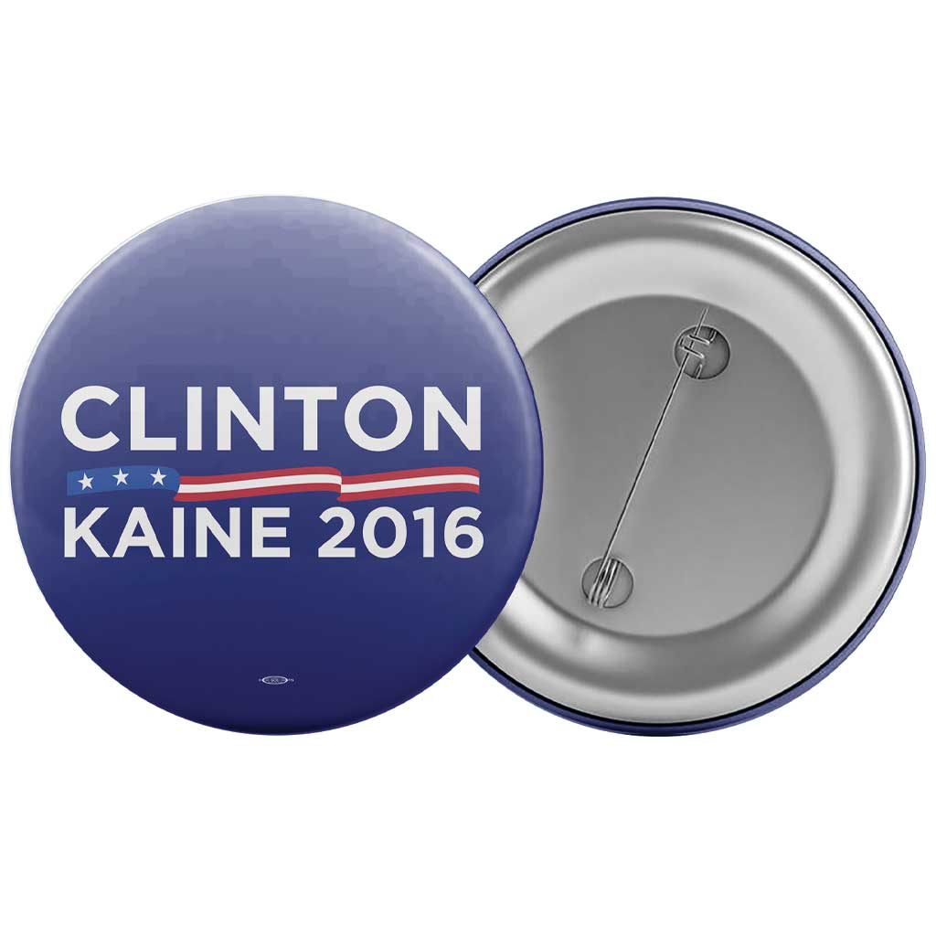 Clinton Kaine 2016 Button