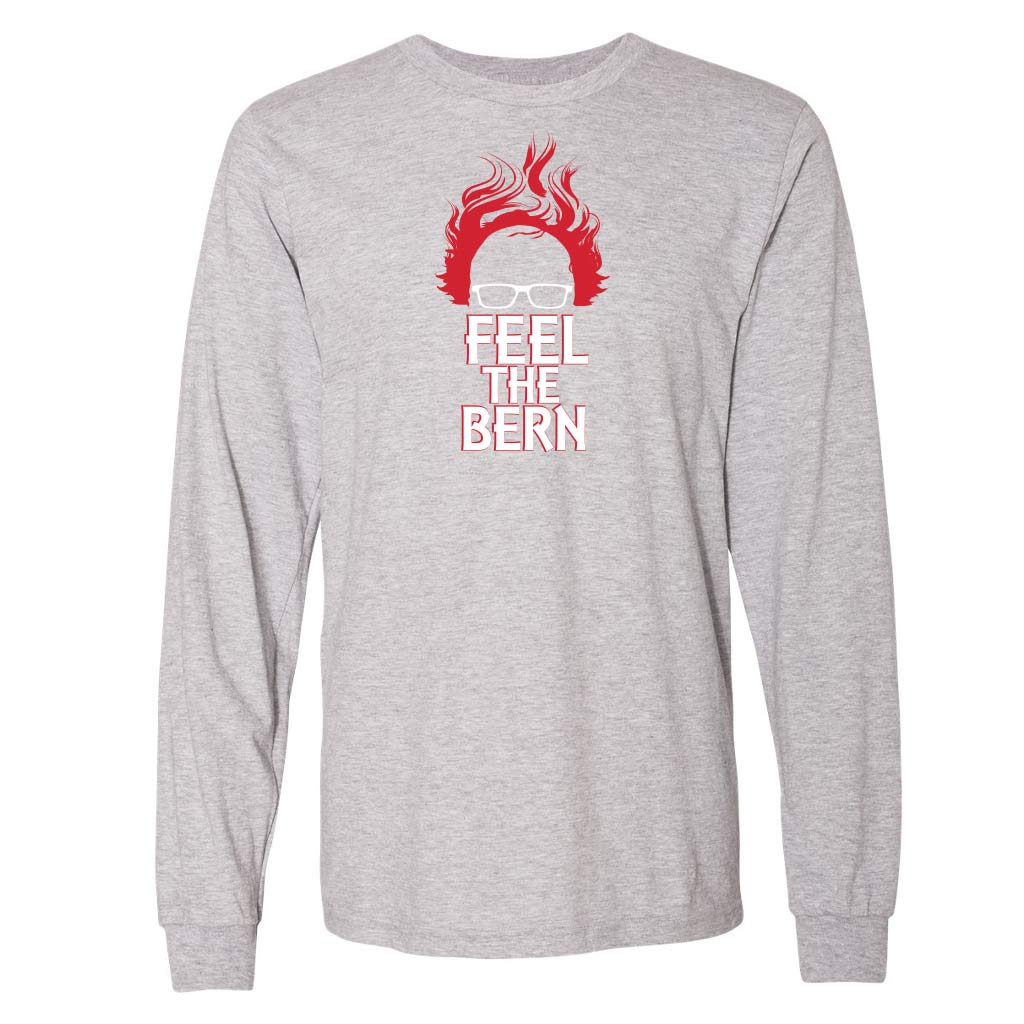 Bernie Sanders Flame Grey T-Shirt