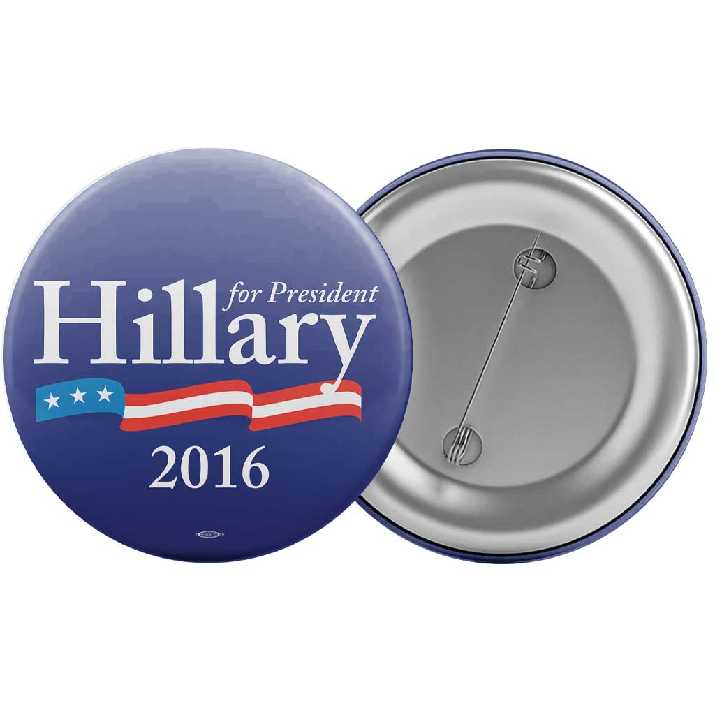 Hillary Clinton 2016 Blue Campaign Button (2.25" Round)