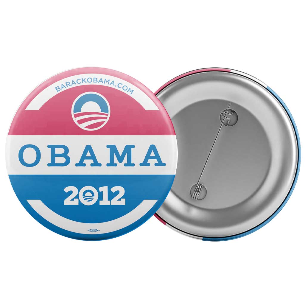 Obama Red White and Blue Button (2.25")