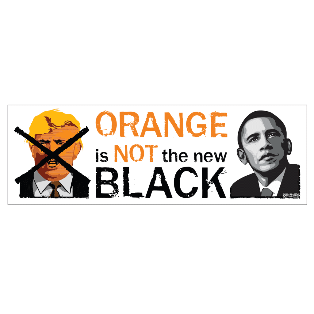 Orange is NOT the New Black Bumper Sticker