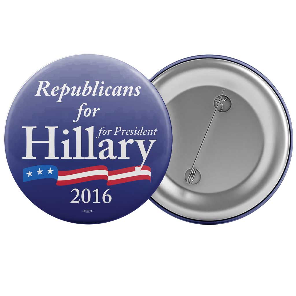 Republicans for Hillary Button