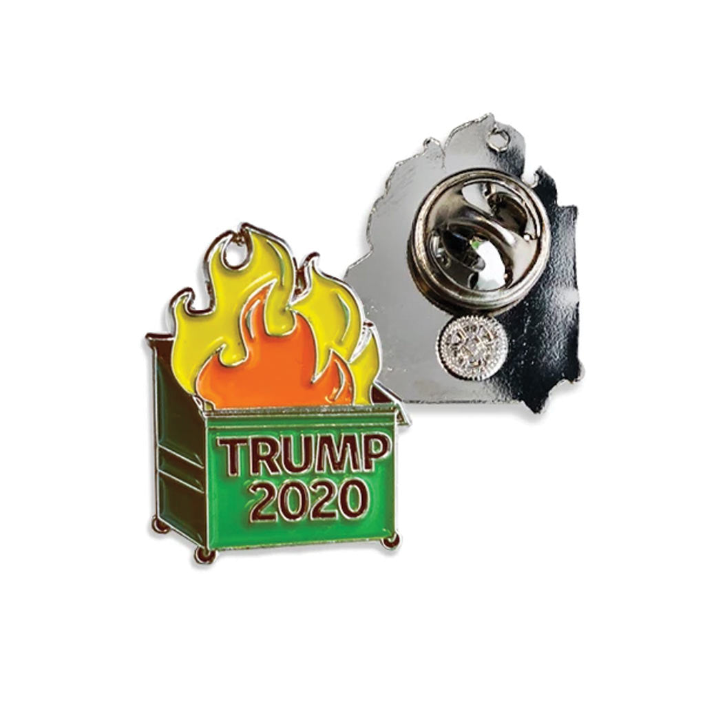 Trump Dumpster Fire Lapel Pin