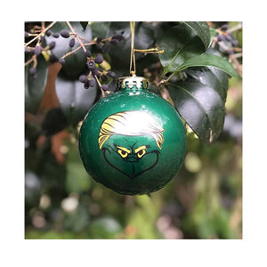 Trump Grinch Christmas Ornament
