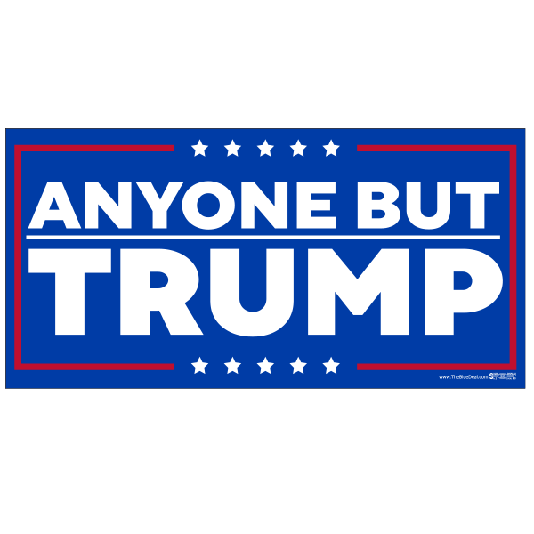 Anyone But Trump Bumper Sticker
