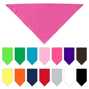 Dog bandana color options