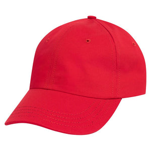 Union made red baseball cap