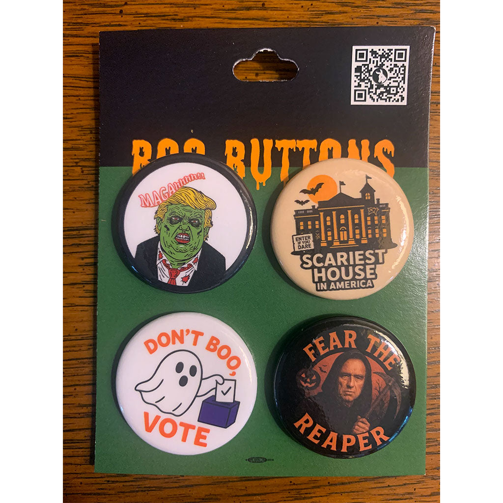 Halloween Political 4-Pack Buttons