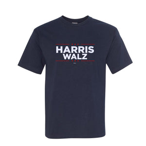 Harris Walz Navy Blue T-Shirt