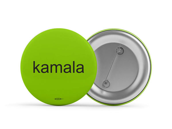 Kamala Harris Brat Green Button