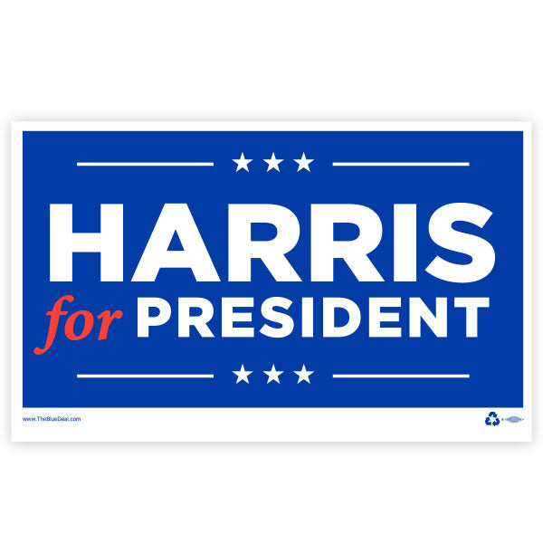 Kamala Harris Yard Sign without frame