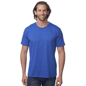 Man wearing a Royal Apparel t-shirt