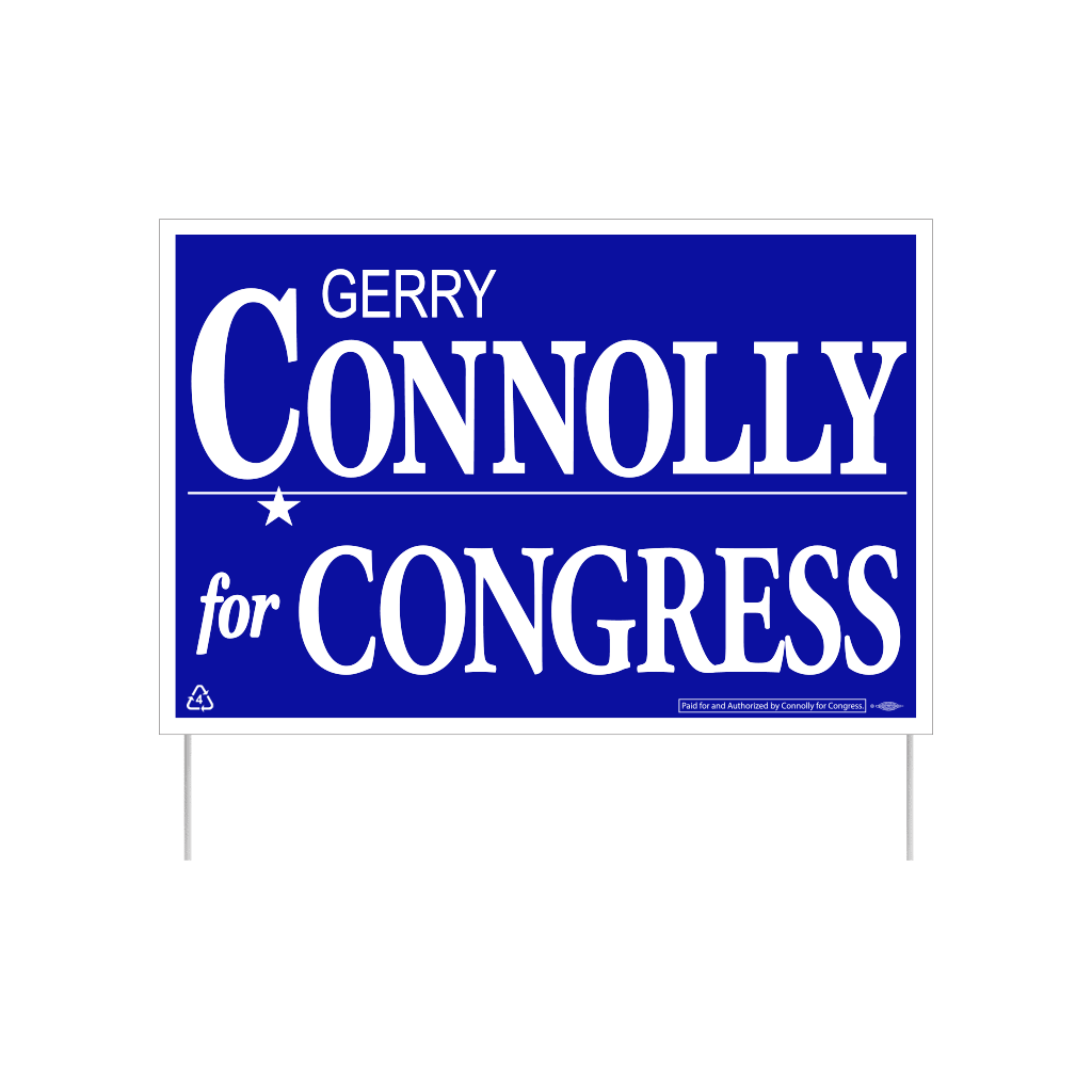 Union Printed Polybag Yard Signs (24" x 16")