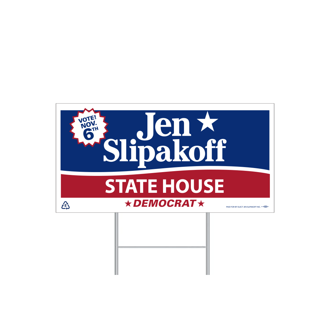 Magnetic Campaign Bumper Stickers - Full-color - The Blue Deal LLC