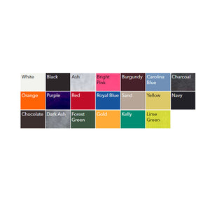 Bayside 2905 - Shirt Colors