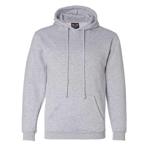 Front View of a Grey Bayside 960 Sweatshirt