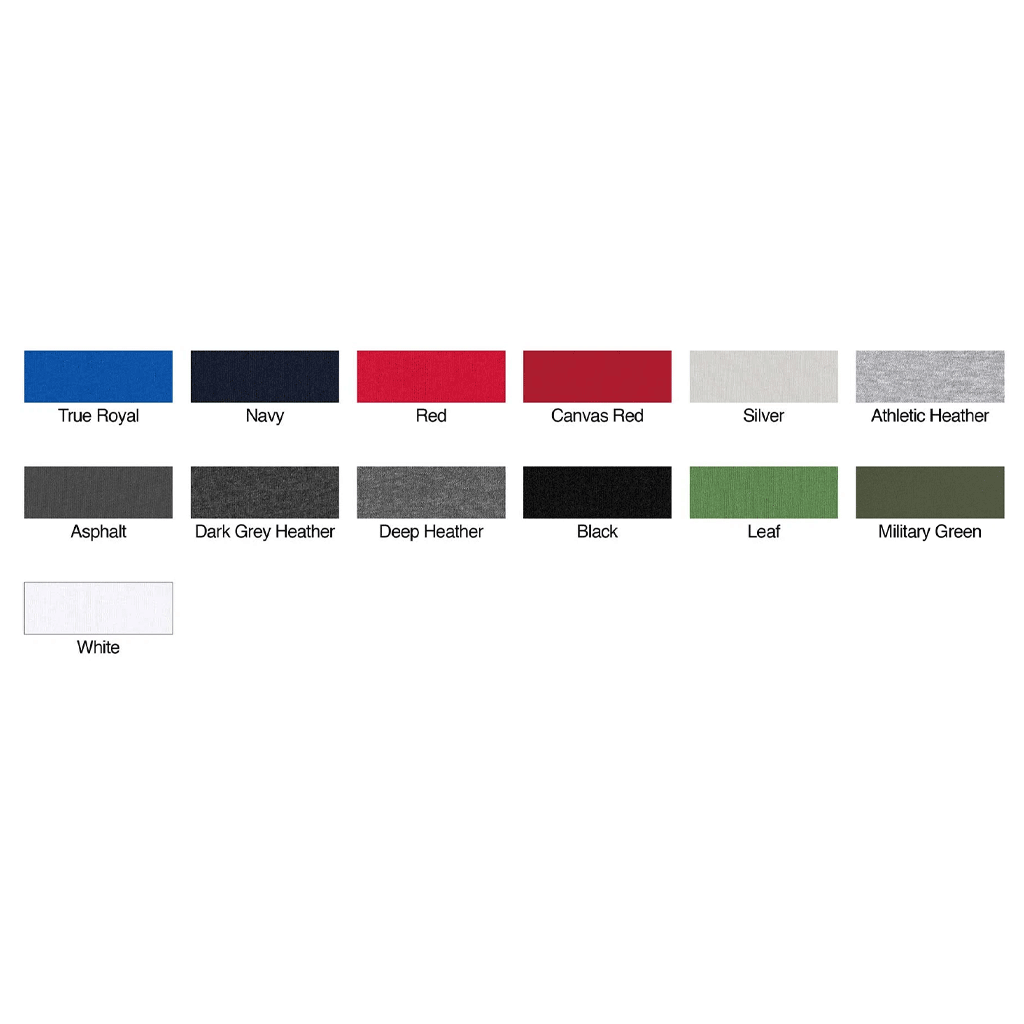 Bella canvas shirt colors deals