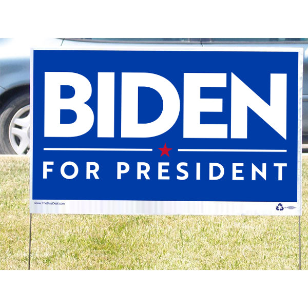 Joe Biden for President Yard Sign