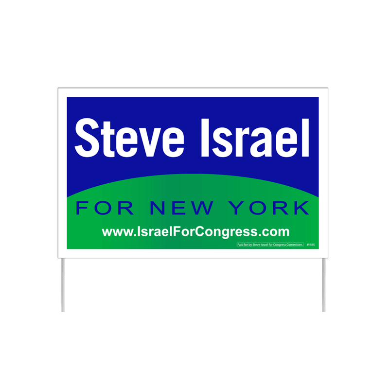 Campaign Cardboard Yard Signs - The Blue Deal LLC