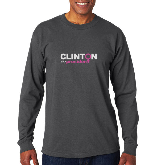 Clinton for President Long Sleeve Tee