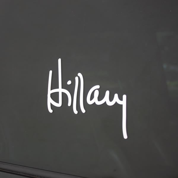 Hillary Clinton Window Decal