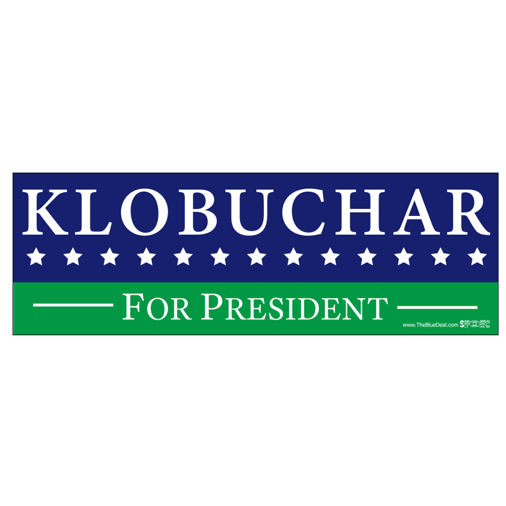 Amy Klobuchar For President Bumper Sticker