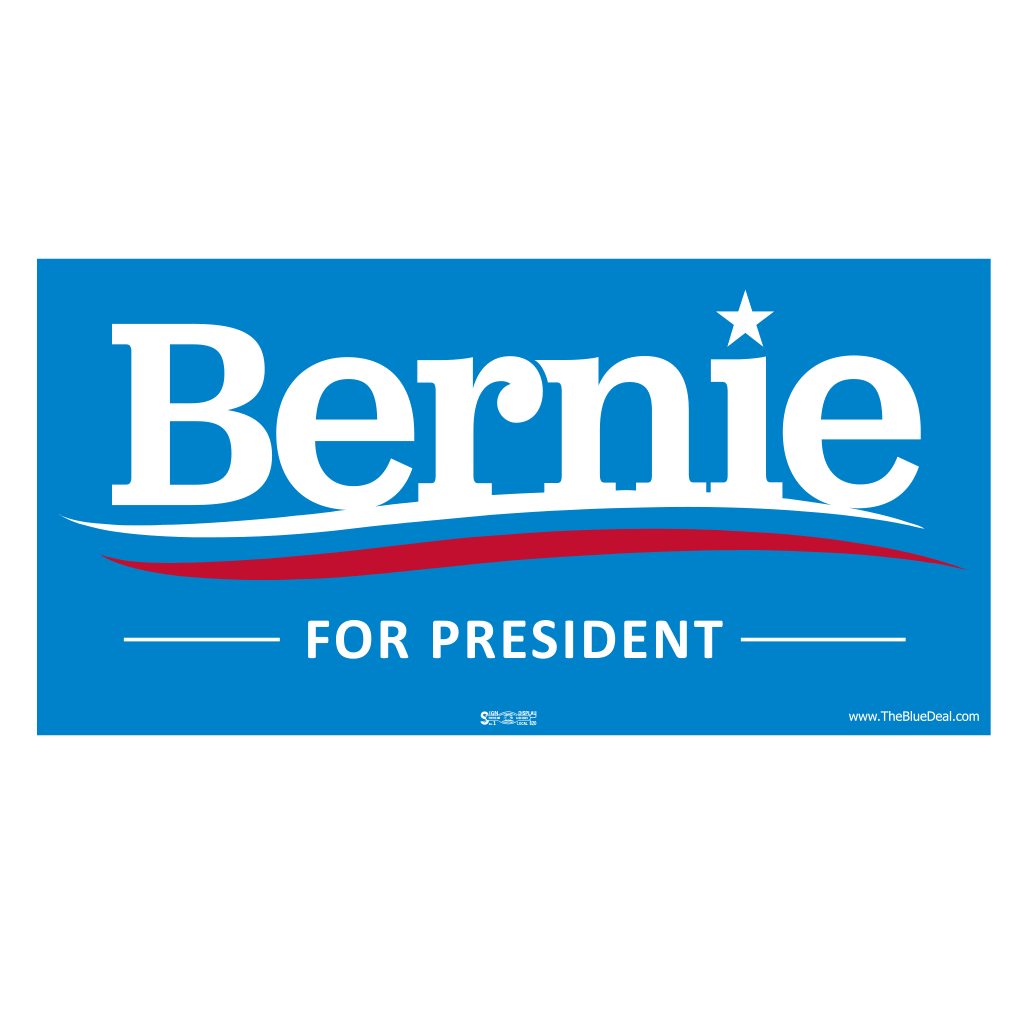 Bernie Sanders Blue Bumper Sticker