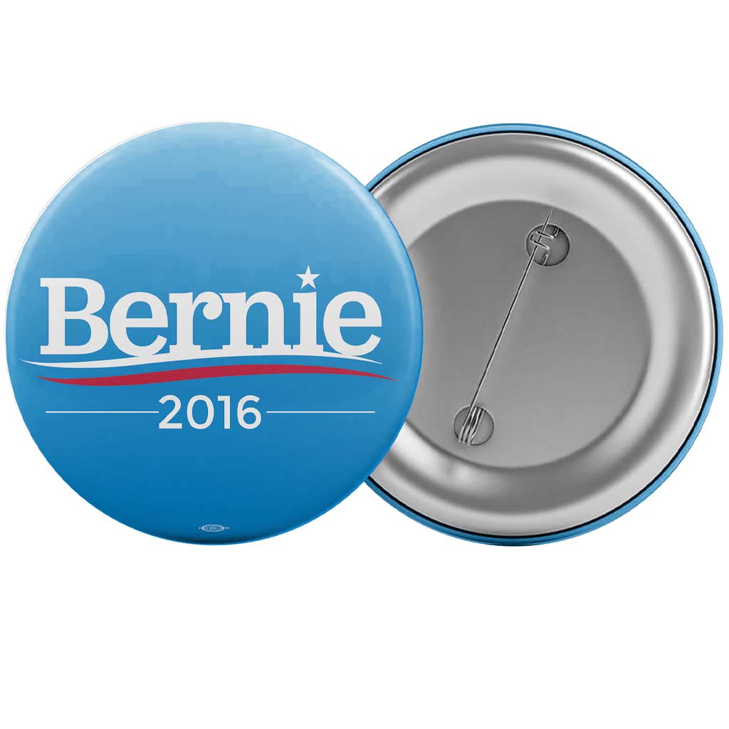 Bernie Sanders for President Blue Campaign Button (2.25")