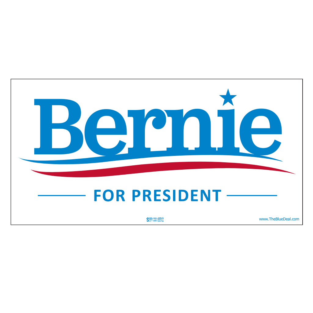 Bernie Sanders White Bumper Sticker