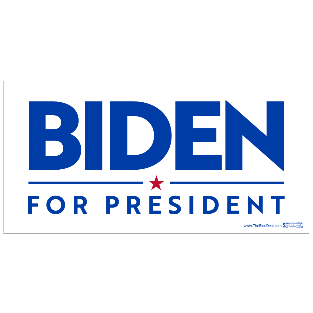 Joe Biden for President White Bumper Sticker