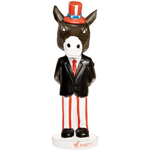 Democratic Donkey Bobblehead Figurine