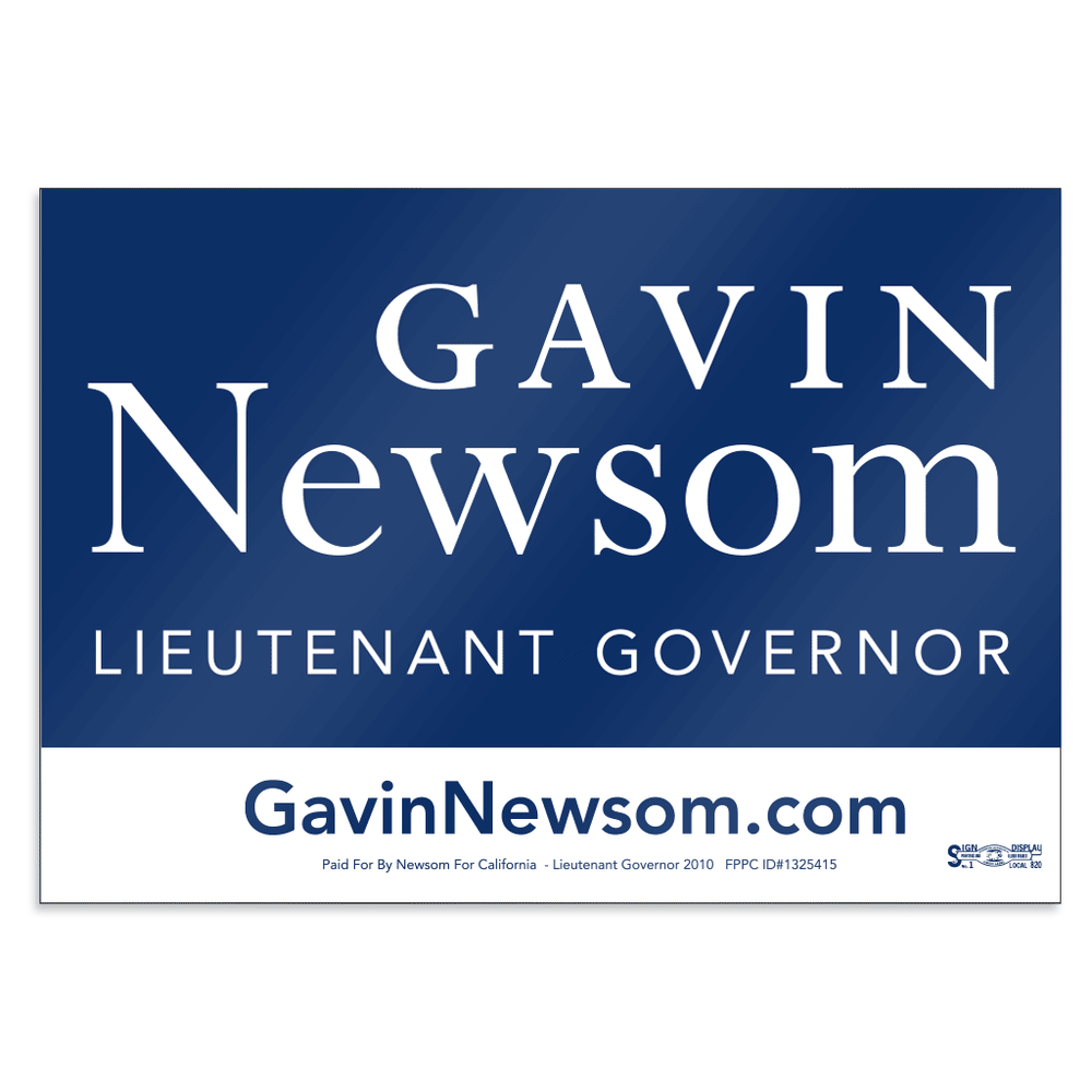 Custom-Printed Rally Signs and Posters - The Blue Deal LLC