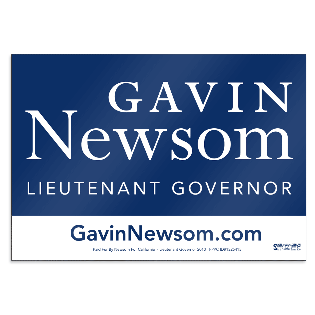 Custom-Printed Rally Signs and Posters - The Blue Deal LLC