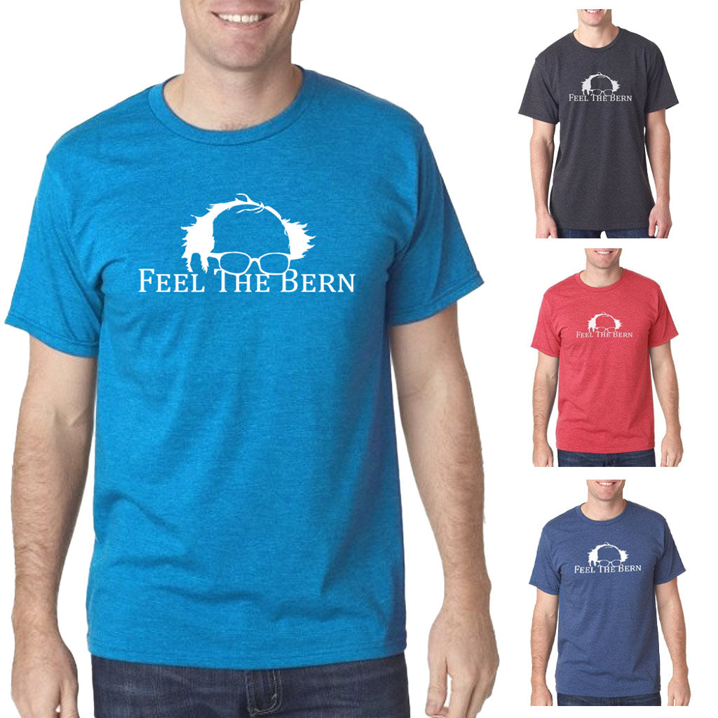 Feel the Bern Turquoise Tee