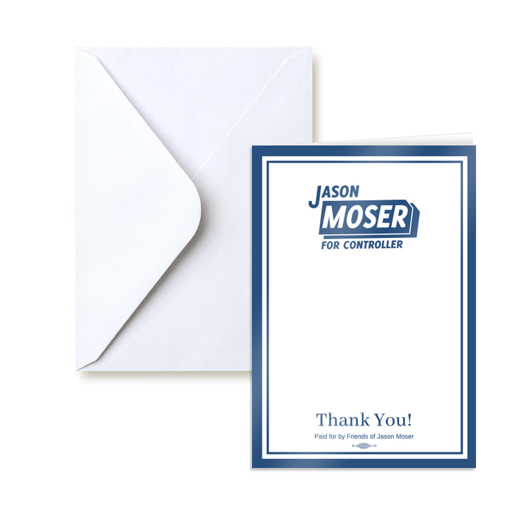 Union Printed Custom Campaign Greeting Card