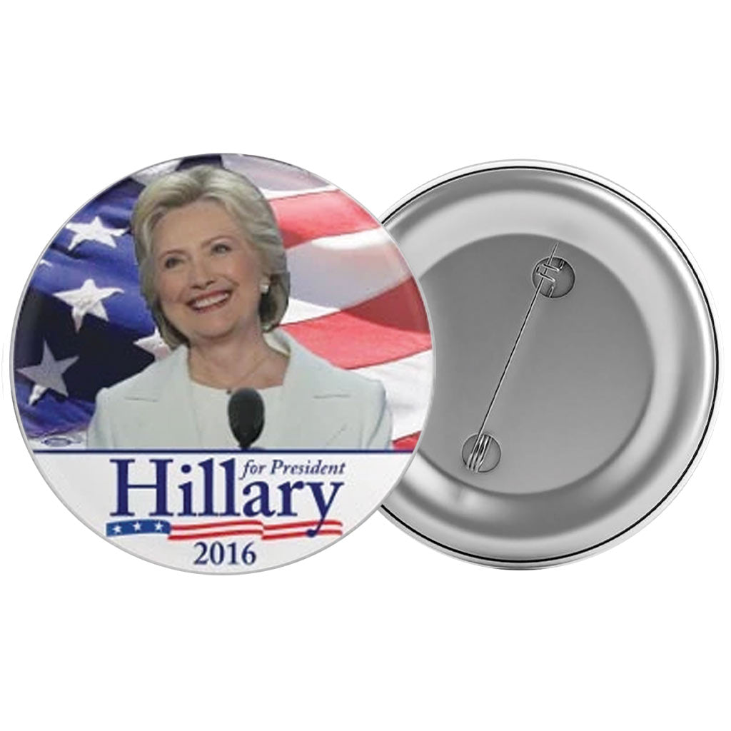 Hillary Photo Button