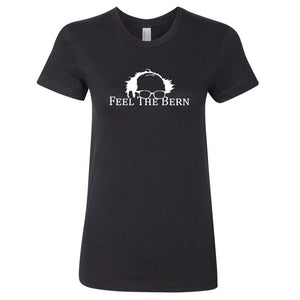Feel The Bern Ladies' Black T-Shirt