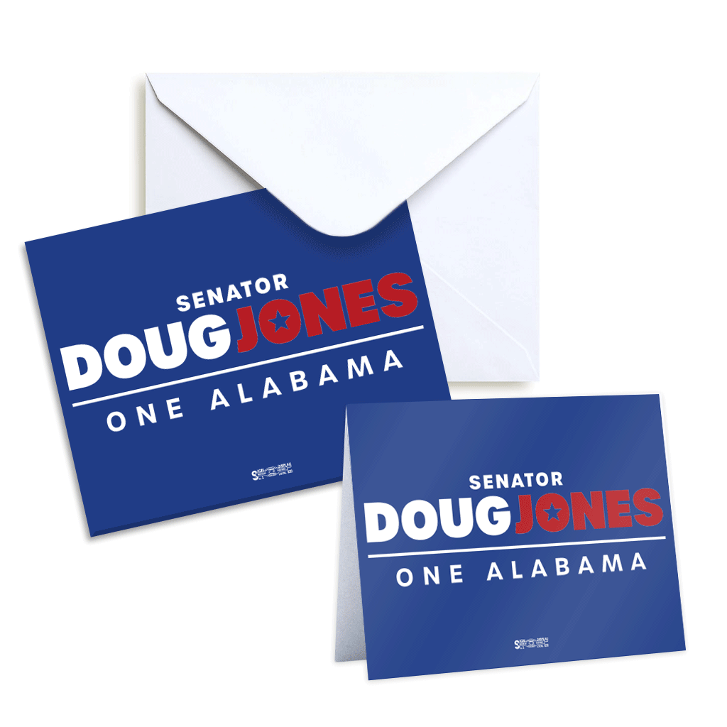 Union Printed & USA Made Custom Campaign Note Cards