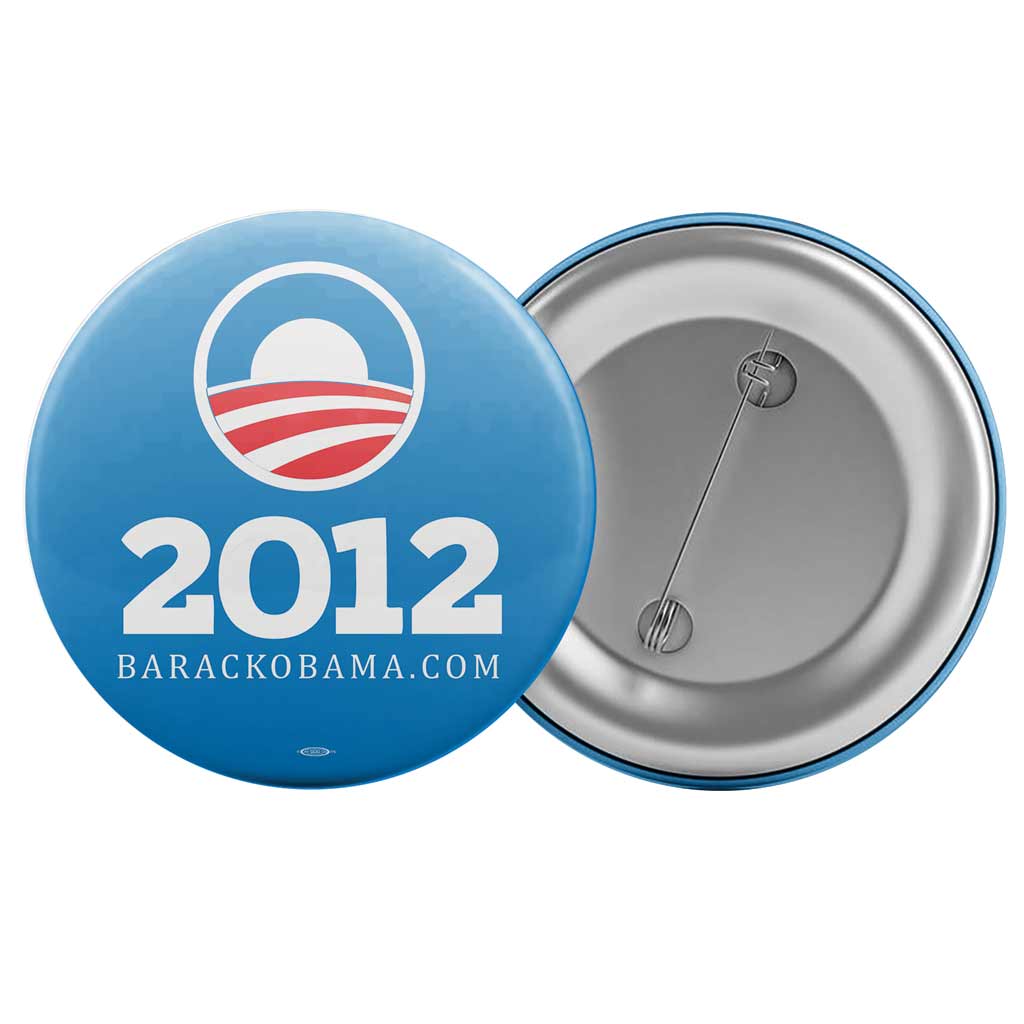 Obama 2012 Blue Logo Button (2.25" Round)