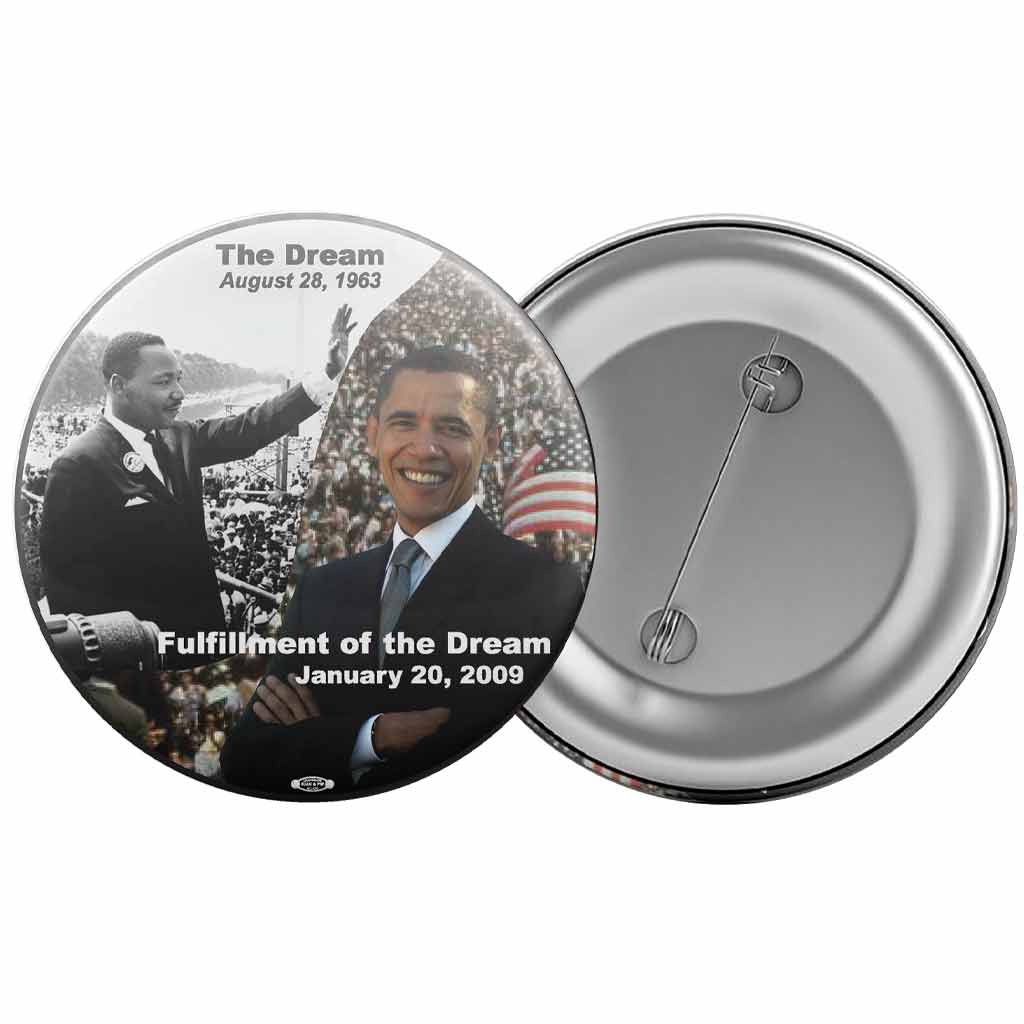 President Obama / MLK 2009 Inaugural Button (2.25" Round)