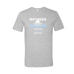 Union Printed Obama Witness to Change Short Sleeve Red Tee