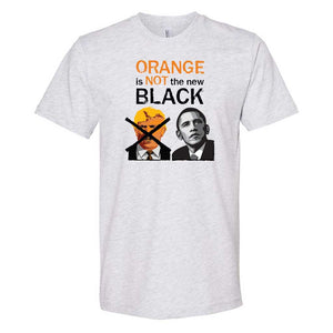 Union Printed Orange is NOT the New Black Tee Heather Grey Shirt