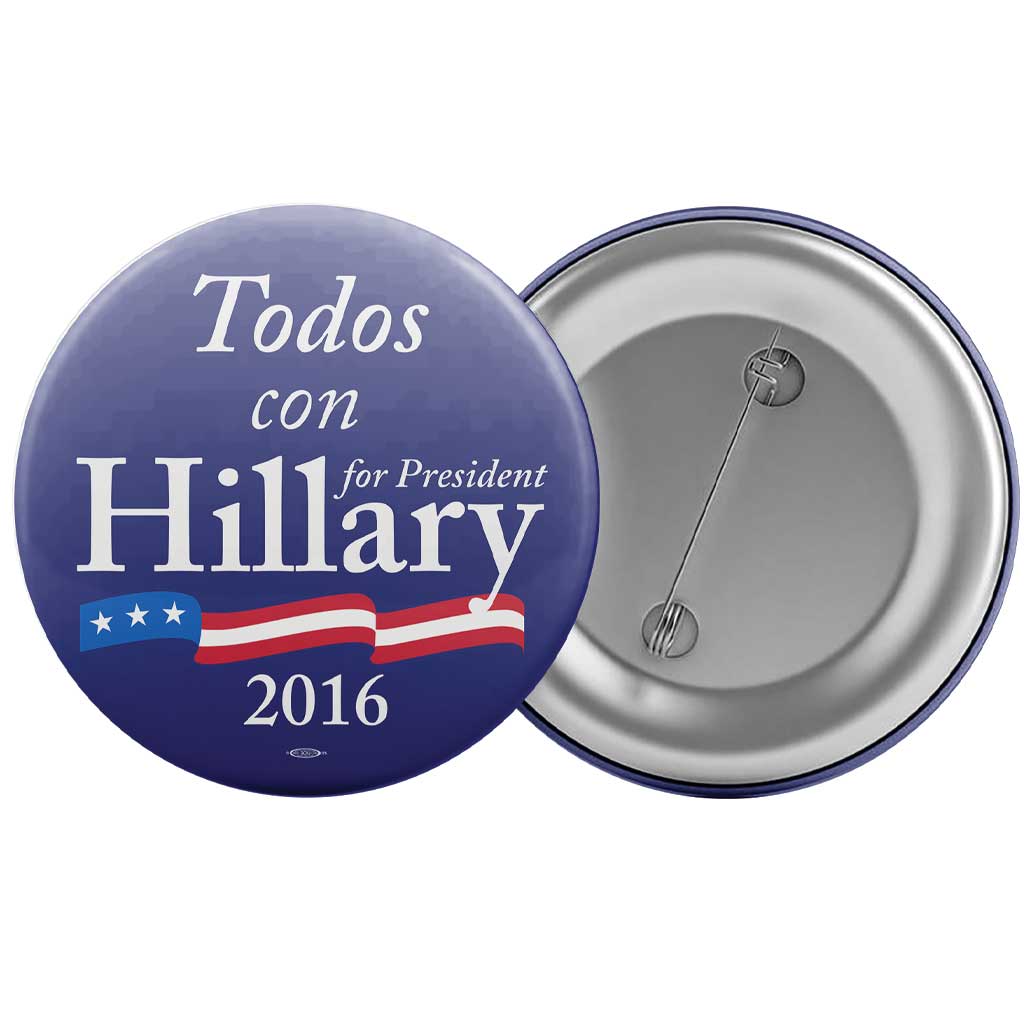 Todos con Hillary Spanish Button