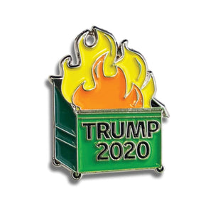 Trump Dumpster Fire Lapel Pin