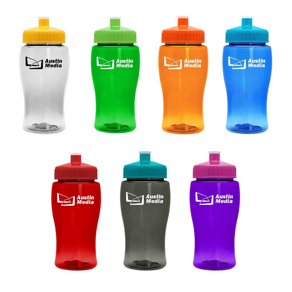 Union Printed 18-oz. Poly-Pure Water Bottle Colors